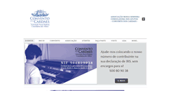 Desktop Screenshot of conventodoscardaes.com