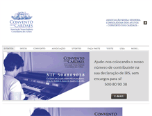 Tablet Screenshot of conventodoscardaes.com